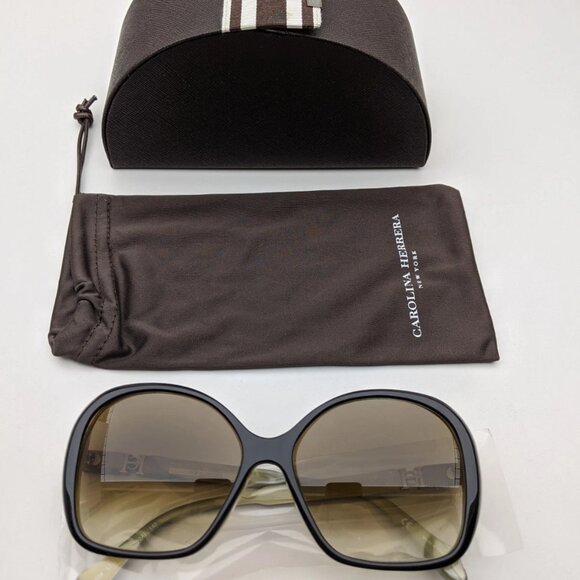 ?️Made in Italy! Carolina Herrera SHN504 02AI Sunglasses 57/15 140 | ALB17?️ main image 5